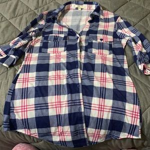Womens plaid shirt